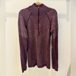 Lululemon Wool Swiftly 1/2 Zip Hoodie